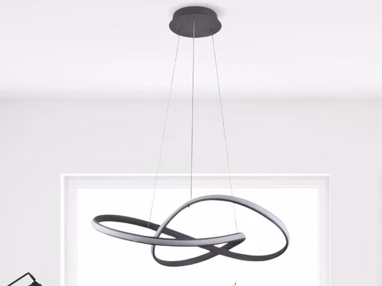 Lampada a sospensione a LED con telecomando, 70W