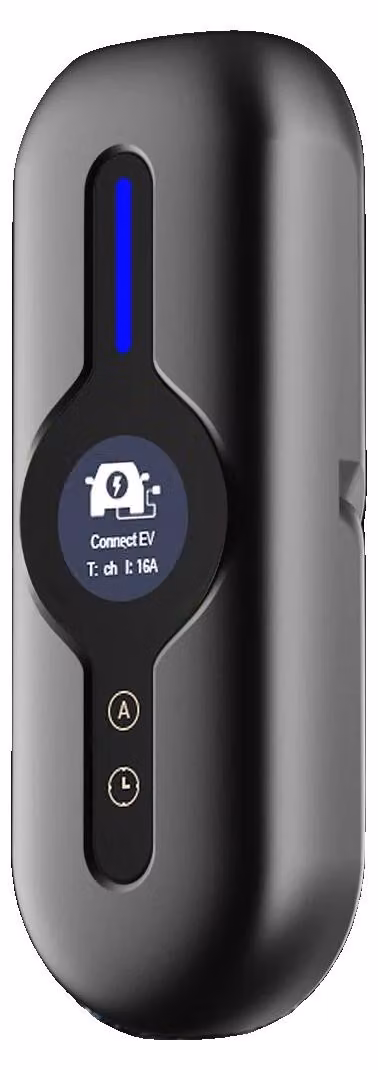 Caricabatterie per veicoli elettrici, alta potenza, tecnologia di ricarica intelligente, colore nero, tipo 2