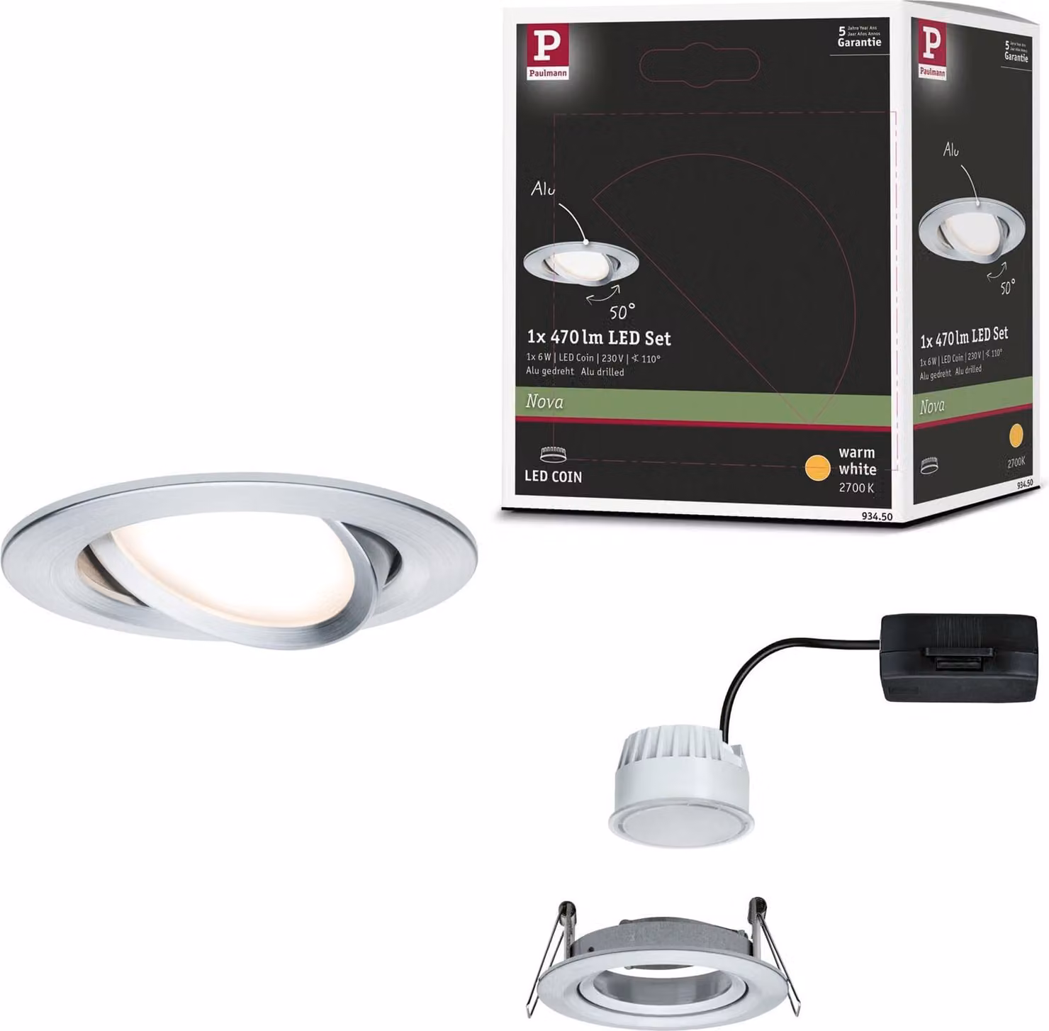 Paulmann Luce da incasso LED Nova orientabile a luce singola