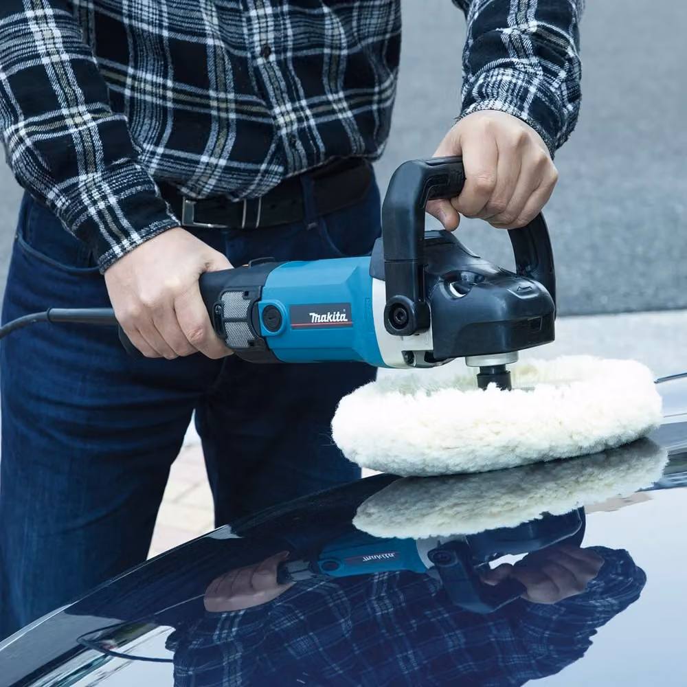 Lucidatrice Makita 9237CB blu da 1200 W con diametro 180 mm – 2