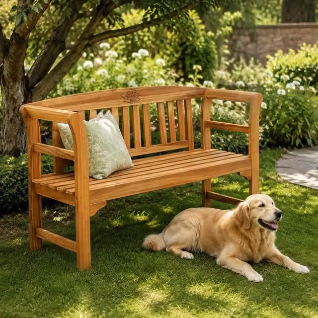 Garden Bench 114 Cm Solid Acacia Wood