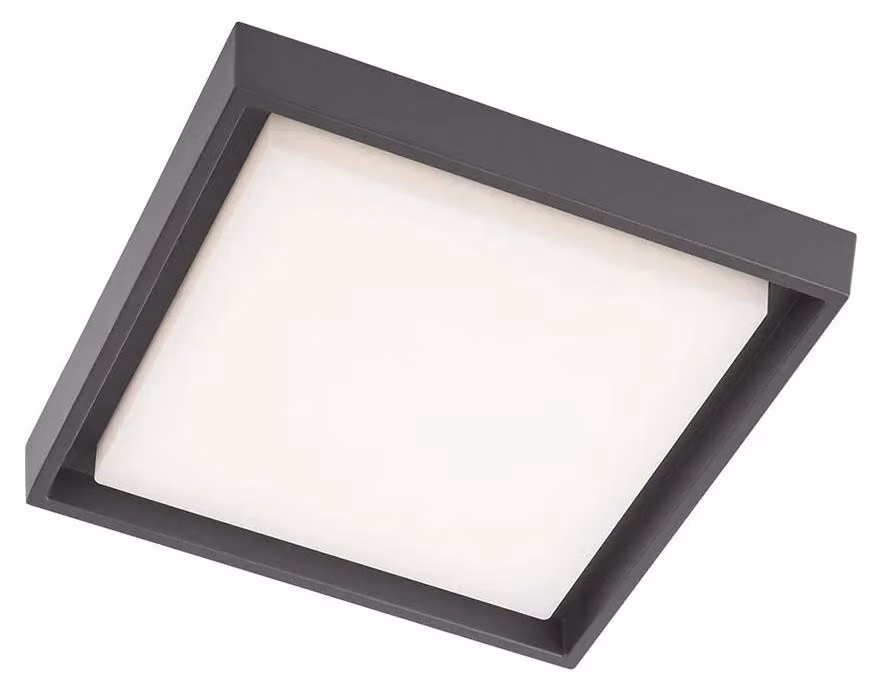 Redo Outdoor BEZEL PL – diametro 27 cm - Grigio scuro, 27 cm, 25W