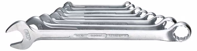 Set di chiavi a bussola DIN 3113B, 8 pezzi, 3/8-1", Gedore | 4010886601334