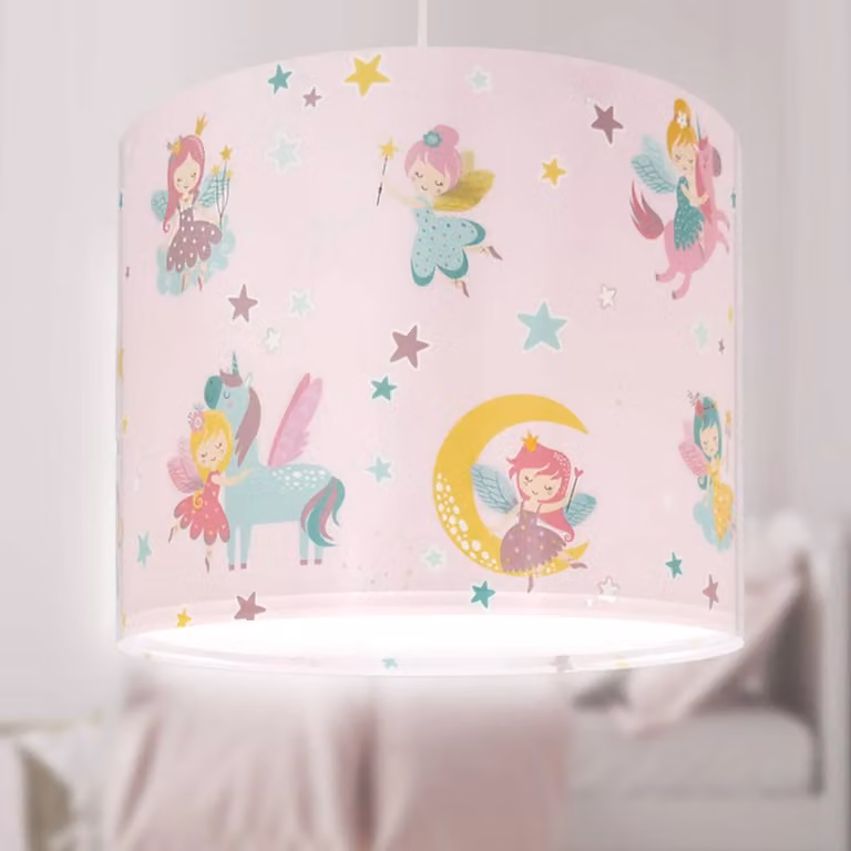 Dalber Lampada a sospensione FAIRY DREAMS, dimmerabile, Multicolore, Cameretta, Plastica, Lampada a sospensione