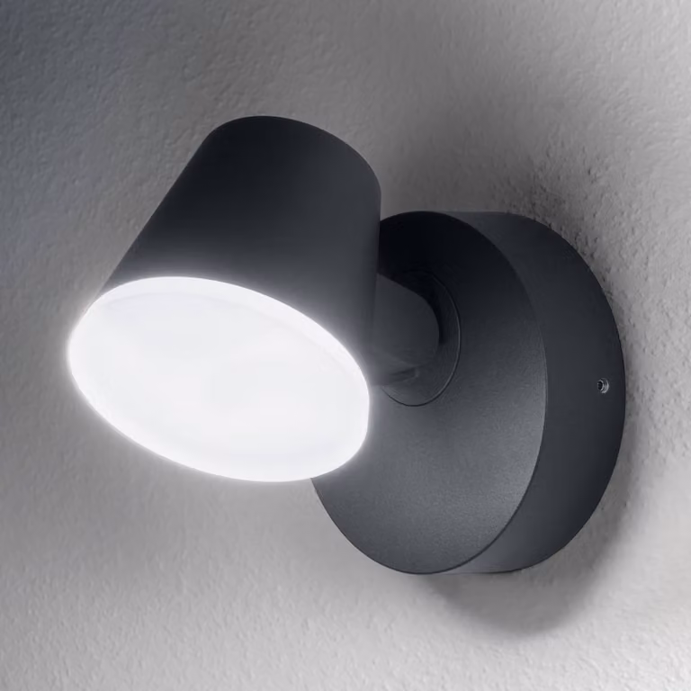 OSRAM Applique da esterni a LED ENDURA STYLE MIDI, Alluminio / Grigio / Zincato, Alluminio, Moderno, Applique LED da esterni