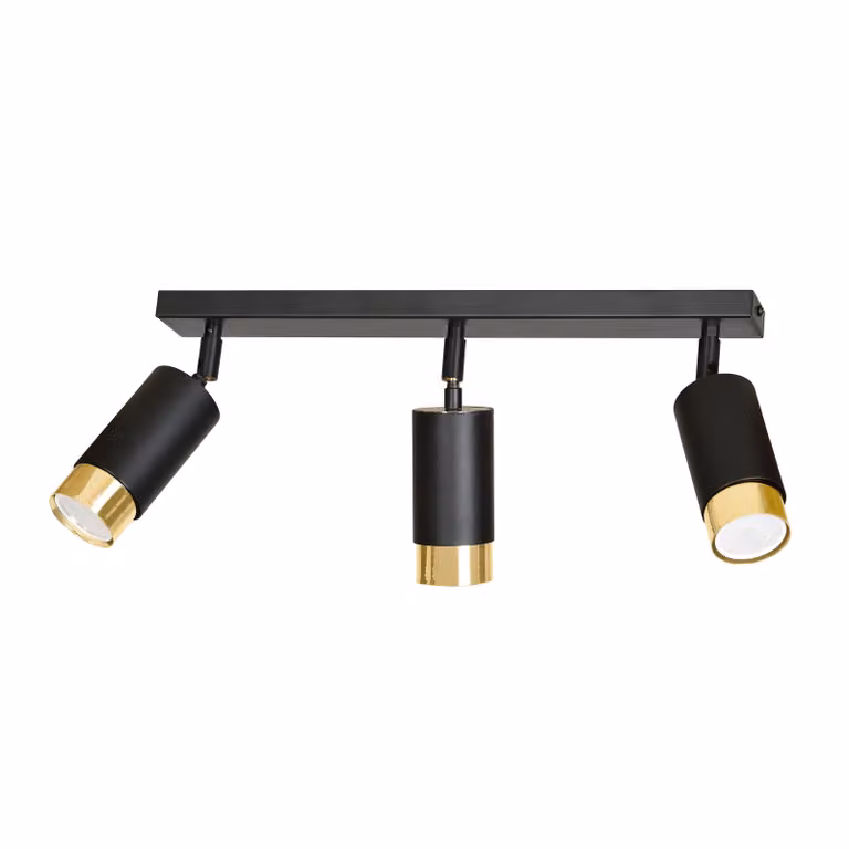 LAMPADA DA SOFFITTO Emibig 3xGU10 30W HIRO 3 BL/GOLD 965/3