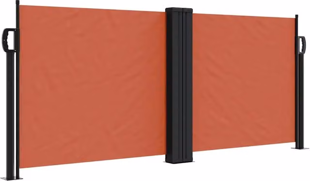 Tenda da sole laterale retrattile DESIGN IN in poliestere e acciaio, colore arancione, L: 600 cm, H: 100 cm