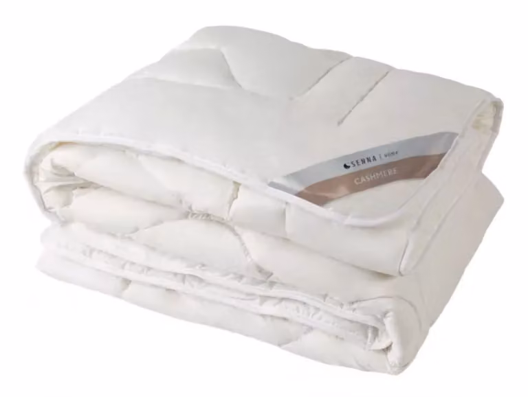 Piumino, piumino per tutte le stagioni 155x200 KASZMIR Senna Home, naturale, cotone, lana cashmere