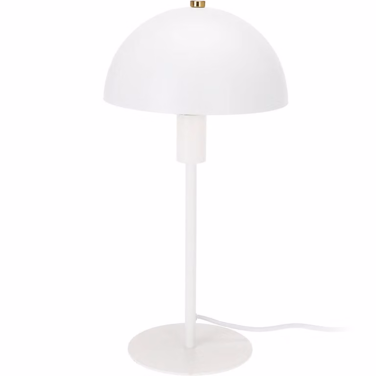 Lampada da tavolo in metallo, a forma di fungo, 18 x 36 cm
