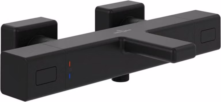 V&B V&B Termostato per vasca universale Taps& Fittings ek, manopola regolabile, montaggio a parete, blu