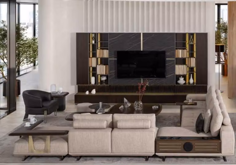 Wohnlandschaft L-Form Ecksofa Couch Design Polster Garnitur Sofa Ecke