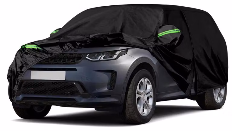 Copertura impermeabile per auto, compatibile con Land Rover Discovery Sport L550 dal 2015 al 2025, copertura completa per tutte le condizioni atmosferiche, protezione dai raggi UV, resistente al vento