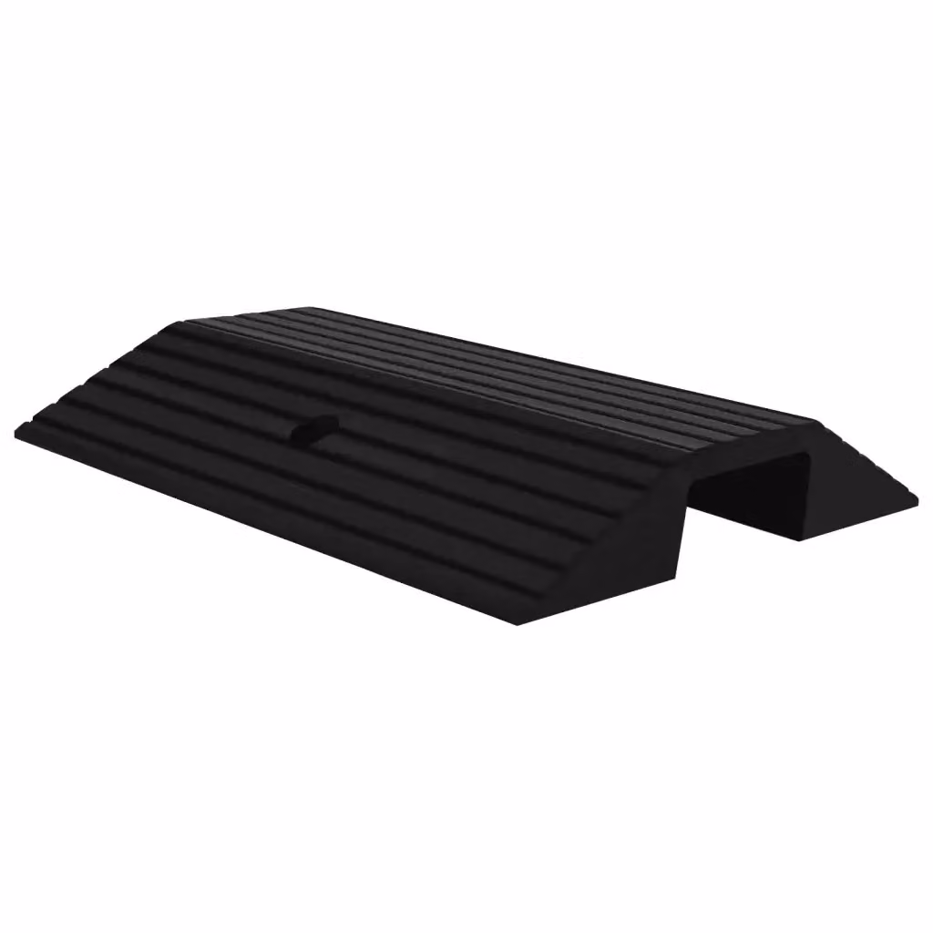 Set di 3 Rampe per Soglia a Ponte in Gomma Nera CFW5255751 L: 49 cm, P: 40 cm, H: 8 cm – 2