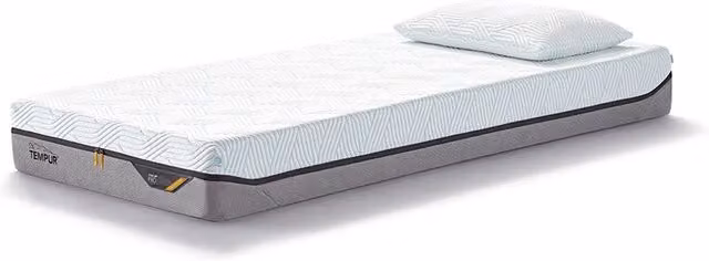 Materasso Tempur Pro SmartCool bianco, medio-rigido con tecnologia di regolazione della temperatura e schiuma viscoelastica, L: 90 cm, P: 200 cm