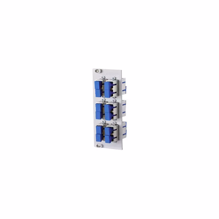 Metz Connect OpDAT REGpro Front 3U, 7T 6xSC-D OS2 (Vetroceramica, metallo) 15024AD206-E
