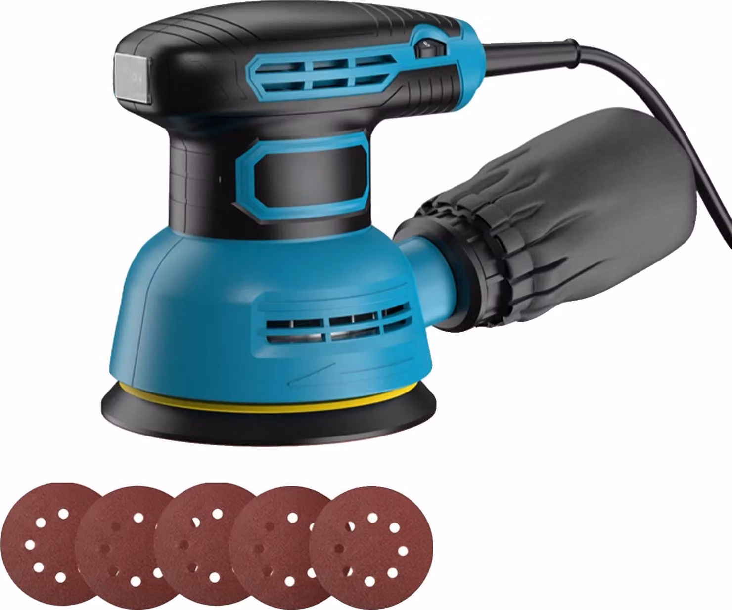 Smerigliatrice elettrica, velocità variabile, design ergonomico, versione standard