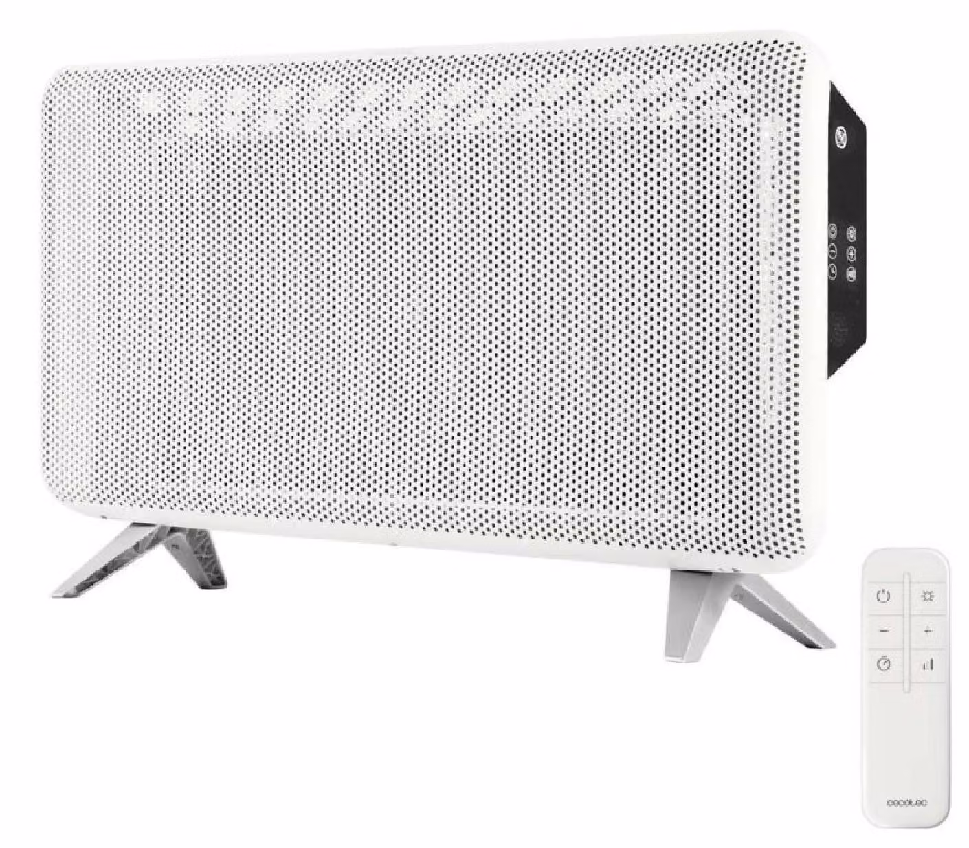 Cecotec Radiatore Elettrico a Basso Consumo ReadyWarm 2000 Graphene. 1800W, Termostato 15-40ºC, Timer 12h, Telecomando
