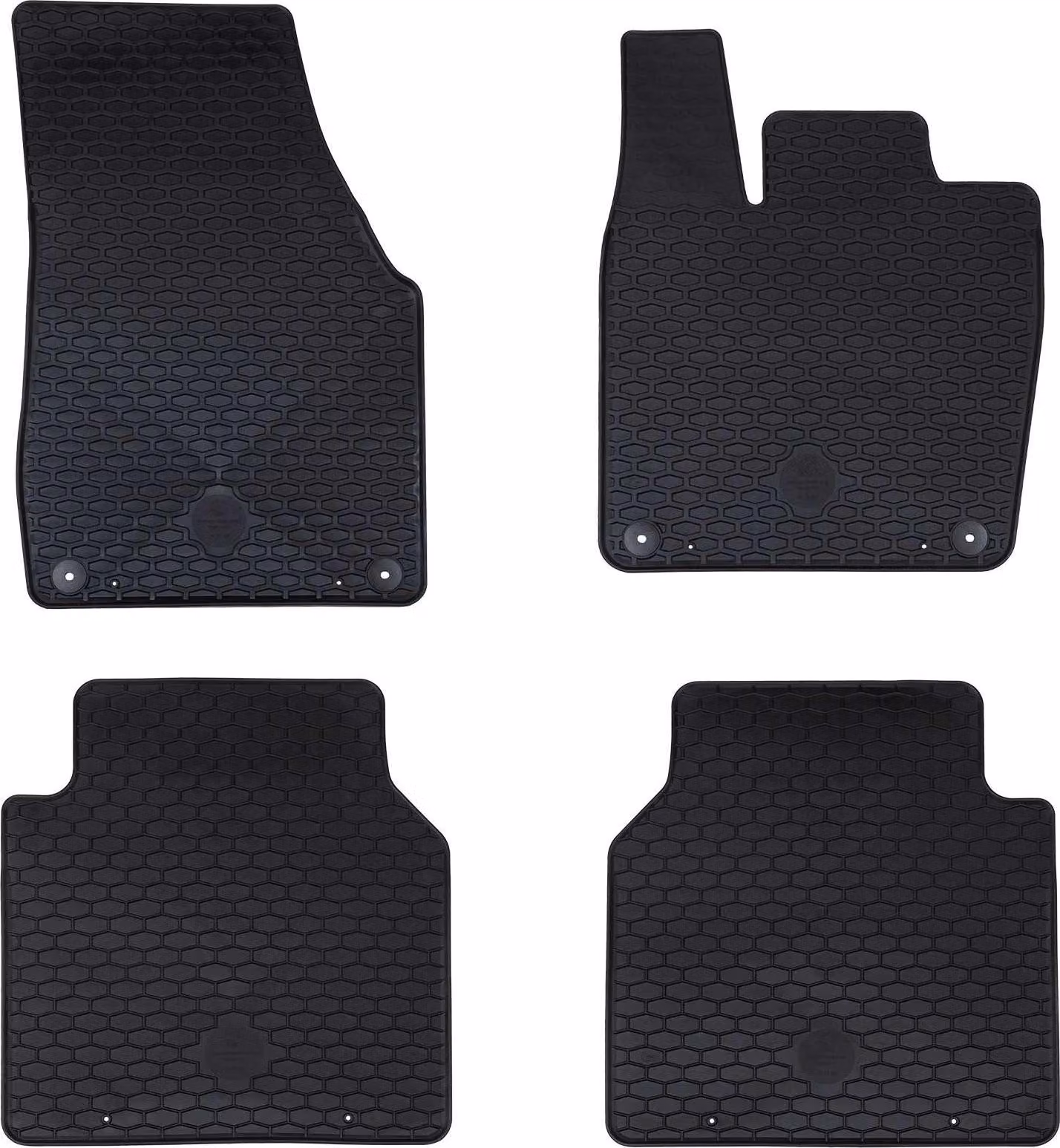 Tappetino per Auto 4 pcs Nero adatto per VW ID.7 2023- Gomma
