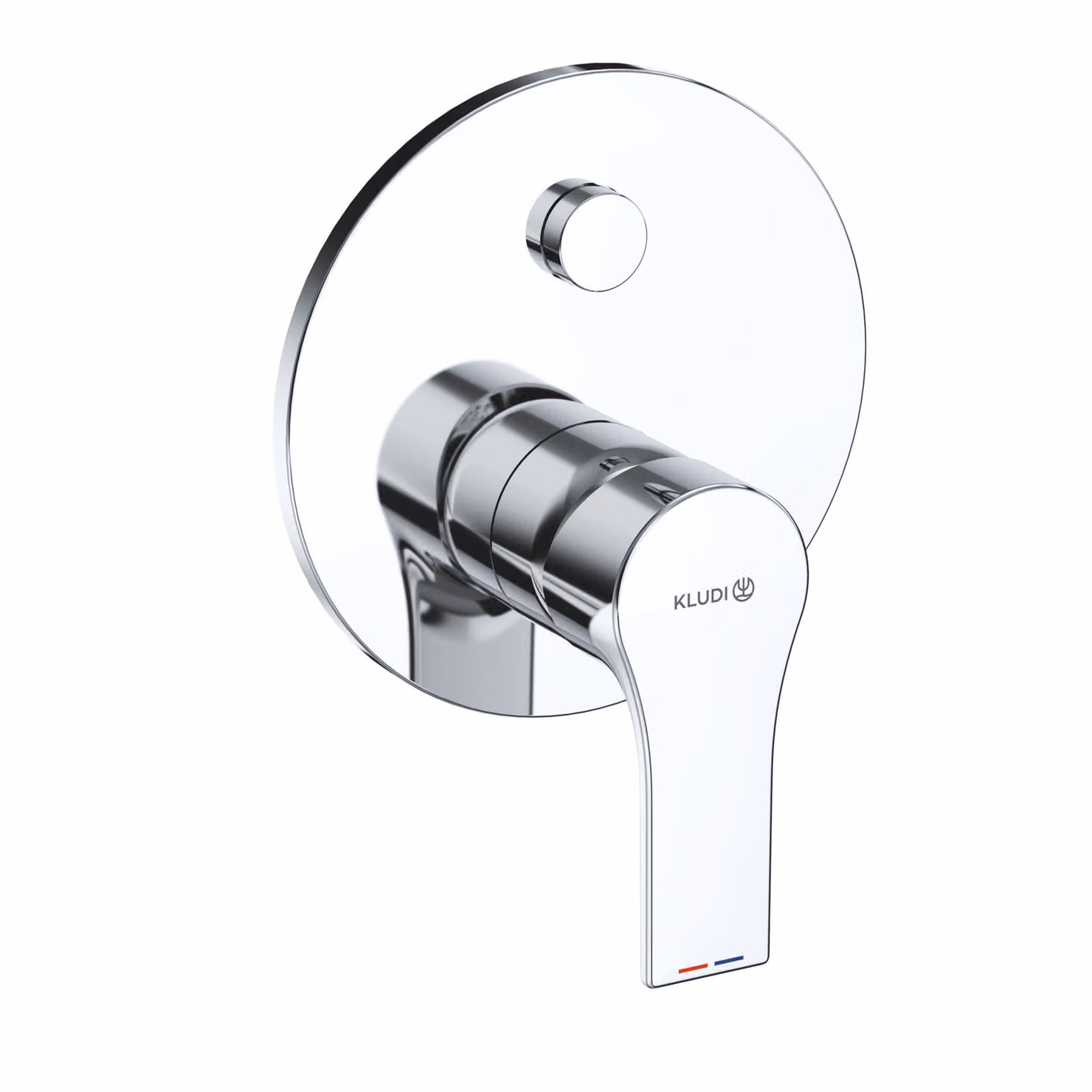 KLUDI ZENTA SL Mitigeur monocommandé encastré pour bain et douche, sécurité intrinsèque contre le reflux, 487630565, 487630565