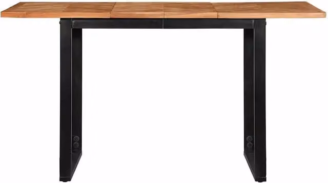 Tavolo da Pranzo 140x70x75 cm in Legno Massello di Acacia 373617