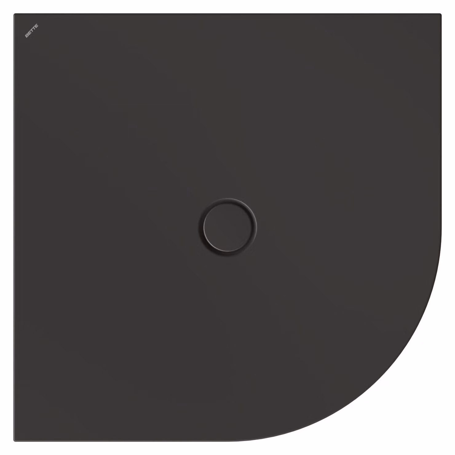 BetteFloor Corner receveurs de douche quart de cercle avec BetteGlasur Plus, 1000x1000mm, 5451-401PLUS, 5451-401PLUS