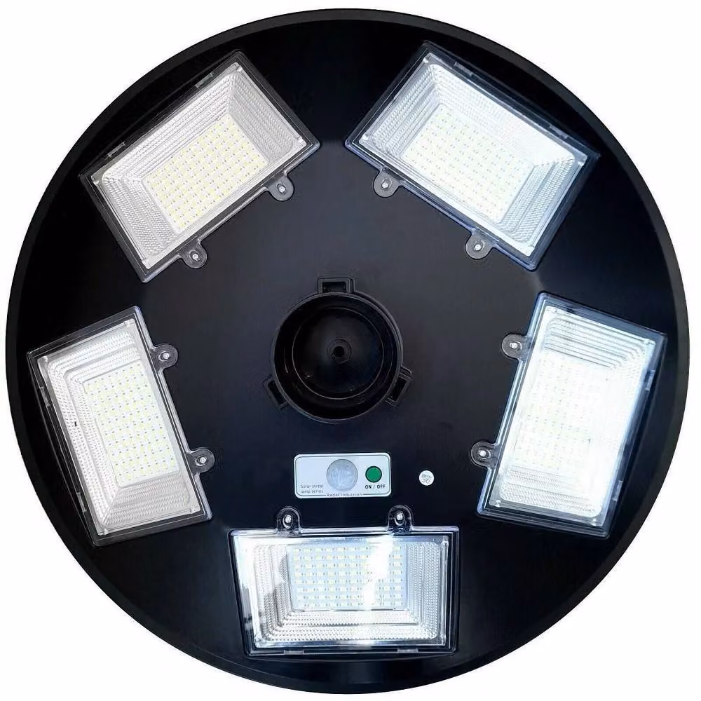 Trade Shop Faro Led Solare con Sensore di Movimento e Telecomando 250 Watt e Palo Ty-250 Nero – 2