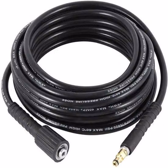 Tubo flessibile per acqua ad alta pressione in PVC e gomma, lungo 8 metri, per idropulitrici Karcher K2-K7
