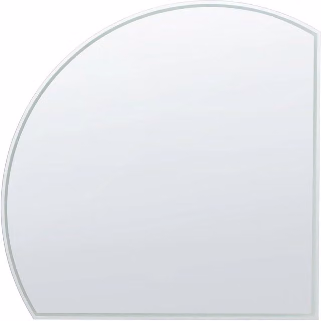 Specchio da parete a LED per camera da letto e bagno 100 x 100 cm argento stile moderno contemporaneo bagno illuminazione