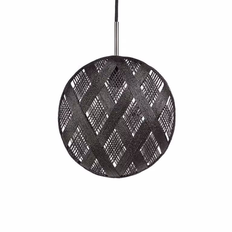 Forestier Lampada a sospensione Chanpen M, dimmerabile, Nero, Soggiorno / Sala da pranzo, Design, Lampada a sospensione