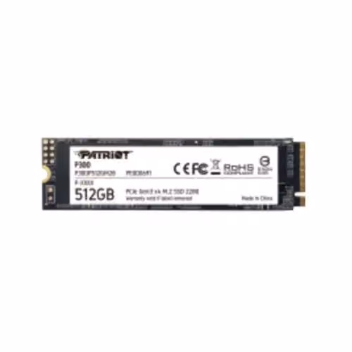 SSD Patriot P300 M.2 2280 PCIe Gen3 x4 da 512 GB Nero – 2