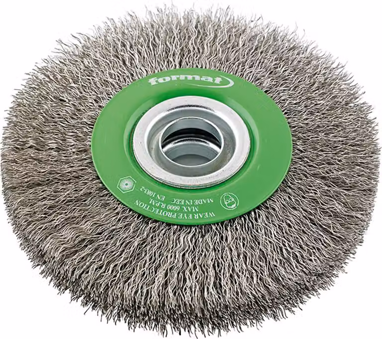 Formato Spazzola rotonda inox 178x32 mm