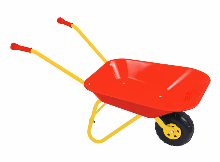 Carriola in metallo per bambini rossa - Outdoor Active - 559