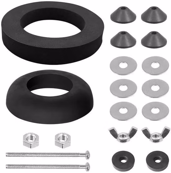 Kit di riparazione per WC, include guarnizioni - Installazione semplice - Soluzione efficace per la riparazione di WC