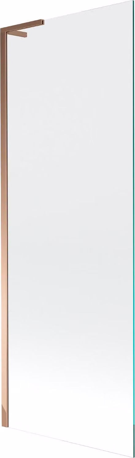 Mexen Next L paravento da vasca 1 anta 70 x 150 cm, trasparente, oro rosa - 895-070-000-03-00-60