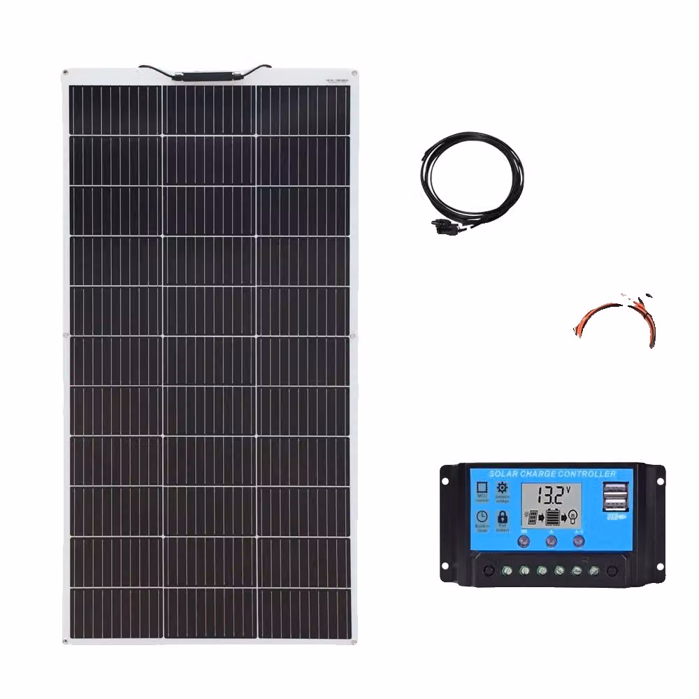 Sistema di moduli solari flessibili, con una potenza di 150W/300W, leggero e resistente, con finitura mimetica per la neve