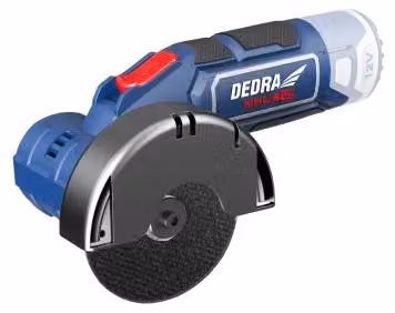 Smerigliatrice angolare a batteria DEDRA 12 V, disco 76*10 mm, 12000-19500 giri/min, senza batteria, DED7339