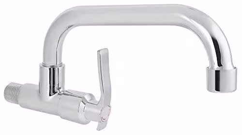 Rubinetto per acqua fredda da montare a parete, girevole a 360°, attacco G1/2"