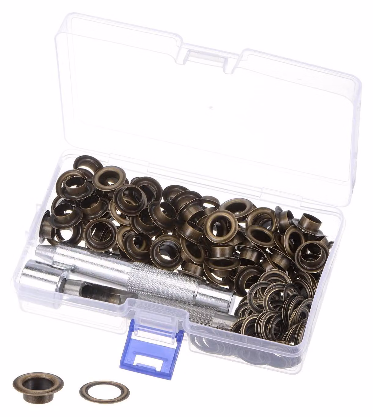 Omgoods - Set di 100 accessori per cuscini da esterno, completo di scatola portaoggetti