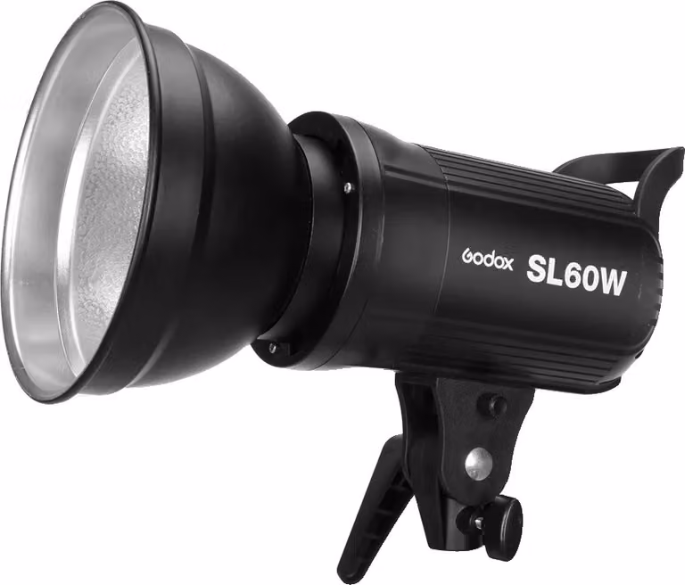Lampada video LED Godox SL-60W, luce diurna 5600K, flash fotografico, kit da 9