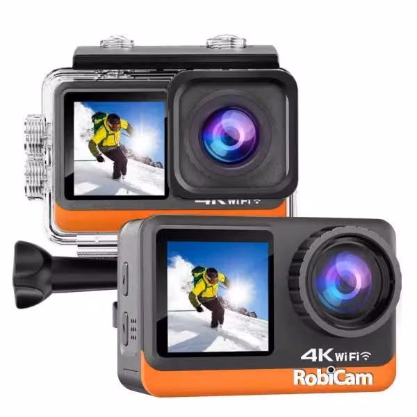 Action Camera Sportiva Robicam, 16MP, 4K, WiFi, AT-Q80TR