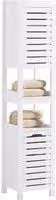 Cassettiera da Bagno - Mobili da Bagno - Alto - Bianco - 34x161x30cm