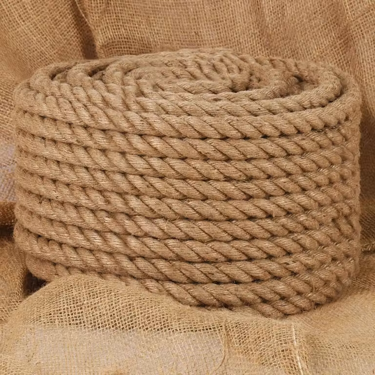 Corda in Juta vidaXL Beige, Lunghezza: 100 m, Spessore: 16 mm