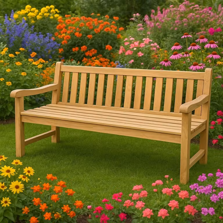 Decomeubel: Panchina da giardino in teak