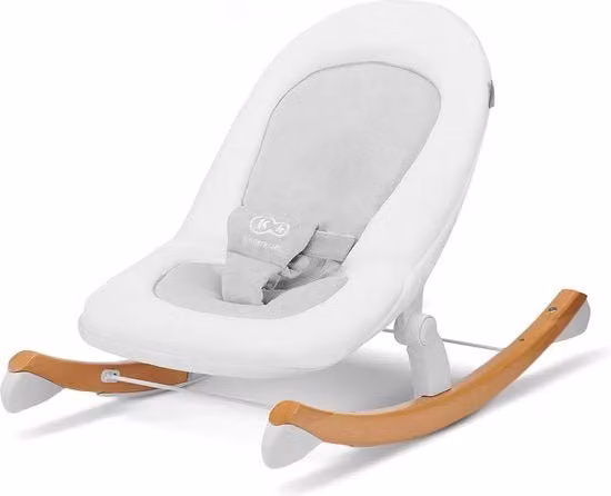 Seggiolino per bambini, schienale in legno, facile da trasportare, con funzione regolabile, cinture di sicurezza regolabili, con imbottitura in piuma, certificato, bianco