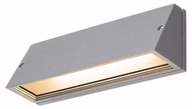 Pema® Applique LED da esterno grigio Interruttore CCT 3000/4000K Colore luce regolabile