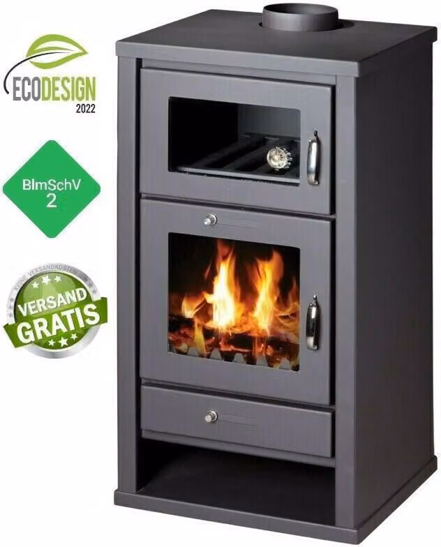 ЕК А - Stufa con vano cottura Victoria Deluxe F - 11,3 KW