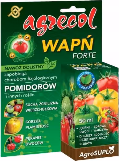 Fertilizzante per interventi fogliari 50ml Calcio forte per pomodori e altre piante