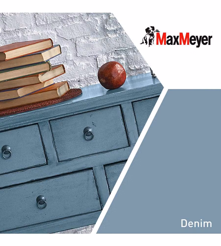 MaxMeyer Smalto Satinato Poliuretanico Denim 0,75 l per Interni Esterni