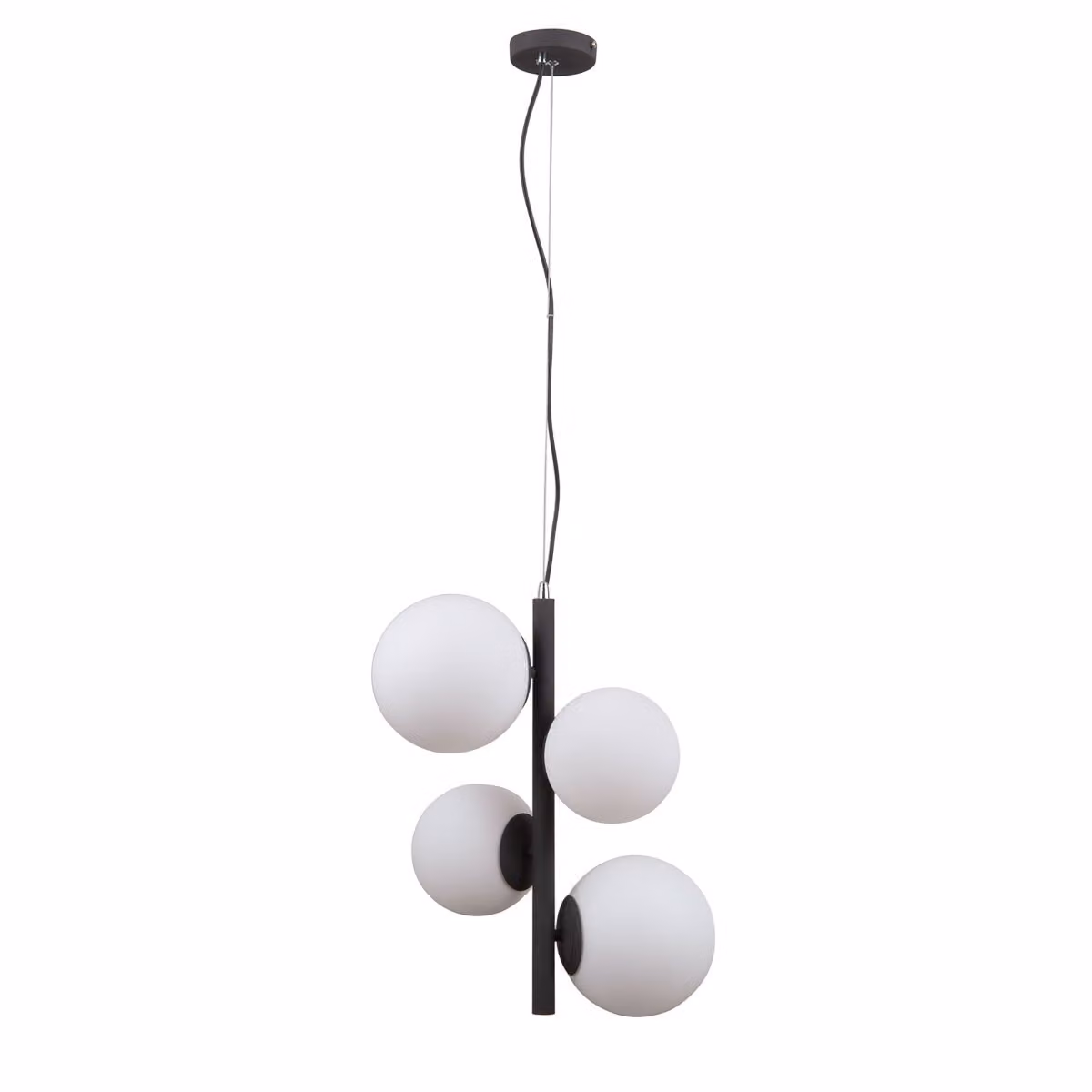 Italux Riga lampadario moderno nero PND-44213-4A-SBL