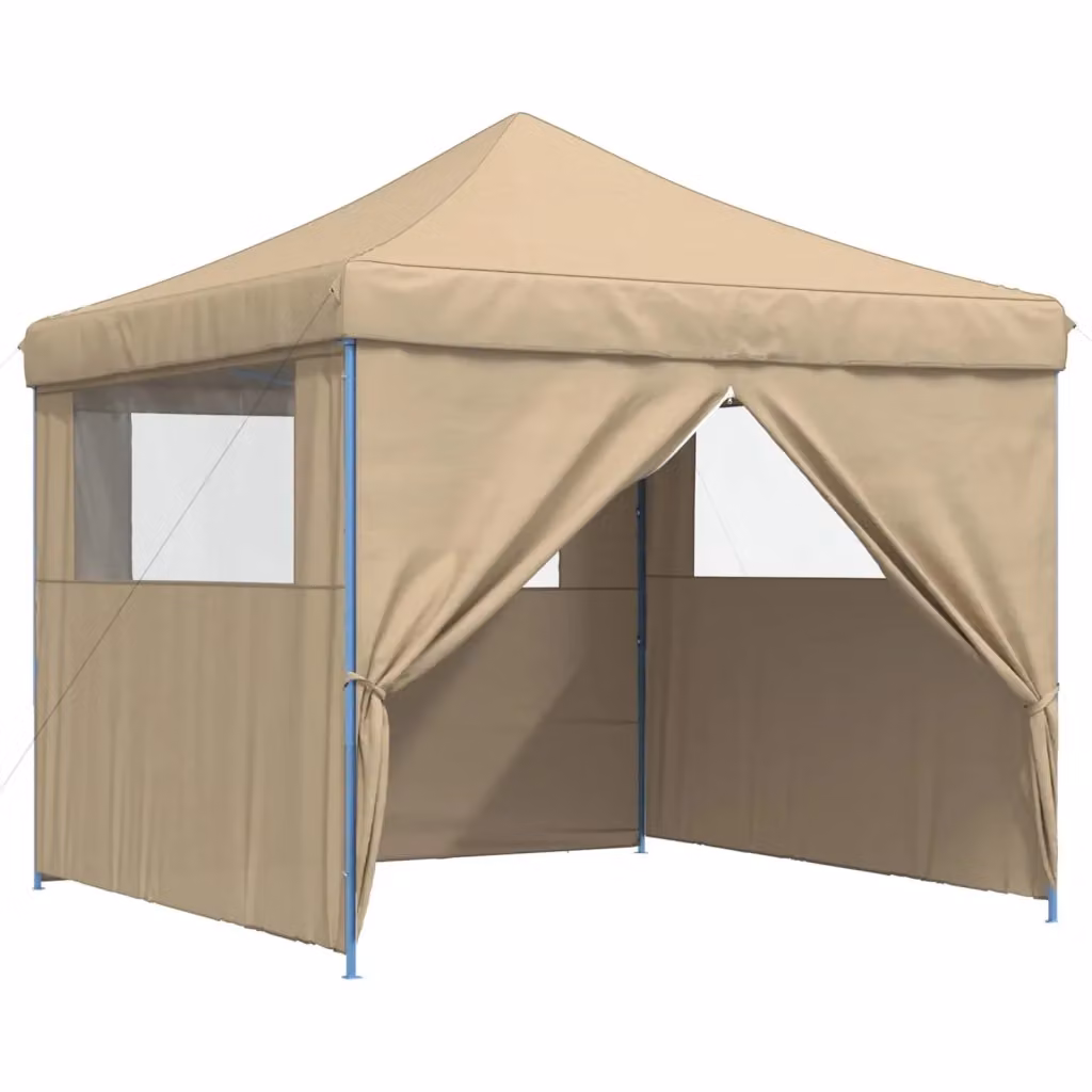 Tenda da festa beige in tessuto Oxford e PVC L: 292 cm, P: 292 cm, H: 315 cm – 2